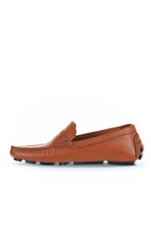 Bueno Shoes Taba Flotter Deri Erkek Loafer 21ma02