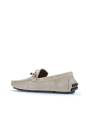 Bueno Shoes Bej Süet Erkek Loafer 21ma01