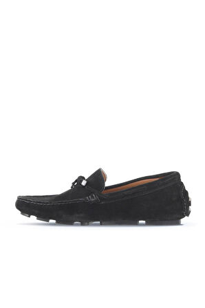 Bueno Shoes Siyah Süet Erkek Loafer 21ma01