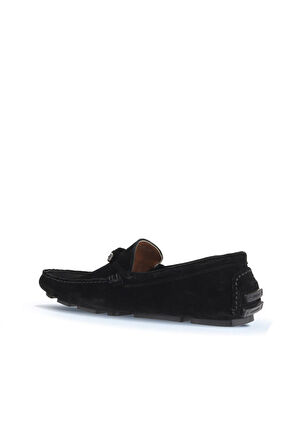 Bueno Shoes Siyah Süet Erkek Loafer 21ma01