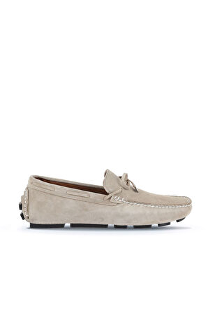 Bueno Shoes Bej Süet Erkek Loafer 21ma01