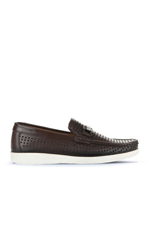 Bueno Shoes Kahverengi Deri Erkek Loafer 21ma84