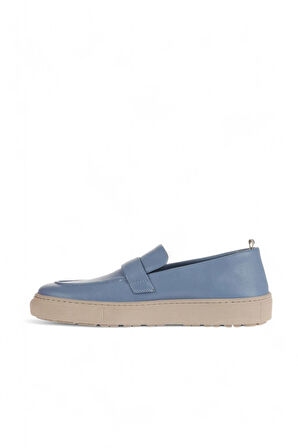 Bueno Shoes Mavi Flotter Deri Kadın Loafer 01wd2600