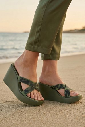 Yeşil Ip Ipanema High Fashion Slide Kadın