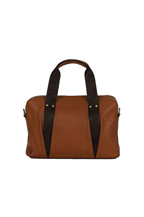 Bueno Shoes Taba Koyu Deri Kadın El Çantası 01wba7957