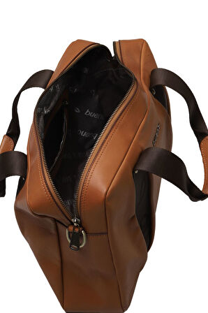 Bueno Shoes Taba Koyu Deri Kadın El Çantası 01wba7957