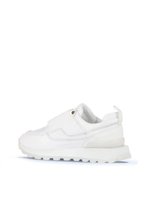 Beyaz Deri Kadın Sneakers