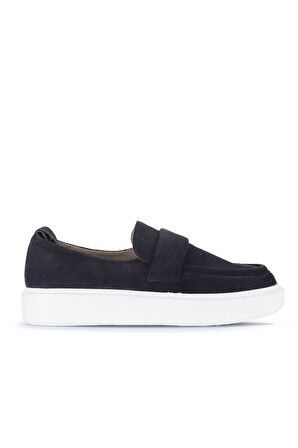 Bueno Shoes Lacivert Süet Erkek Loafer 01ma9000