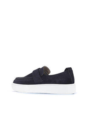 Bueno Shoes Lacivert Süet Erkek Loafer 01ma9000