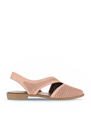 Bueno Shoes Pudra Deri Kadın Düz Sandalet 01wa9202