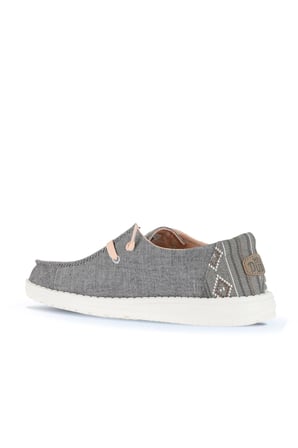 GREY HD Hey Dude Wally Coastline Kadın Ayakkabı