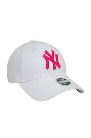 Beyaz New Era New Era Şapka - Wmns Metallic Logo 9FORTY New York Yankees