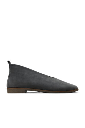 Bueno Shoes Gri Nubuk Kadın Düz Bot 01wd3504