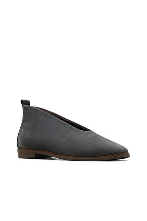 Bueno Shoes Gri Nubuk Kadın Düz Bot 01wd3504