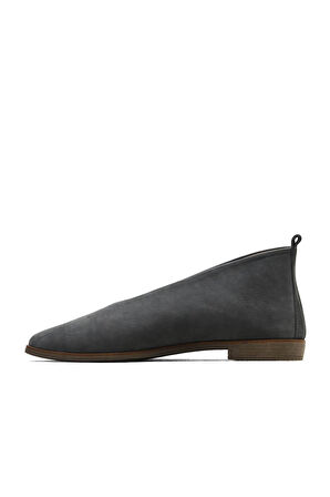 Bueno Shoes Gri Nubuk Kadın Düz Bot 01wd3504