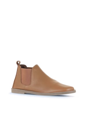 Bueno Shoes Kahverengi Deri Kadın Düz Bot 01wd4208