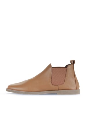 Bueno Shoes Kahverengi Deri Kadın Düz Bot 01wd4208