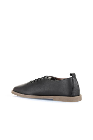 Bueno Shoes Siyah Deri Kadın Günlük Ayakkabı 01wd4205