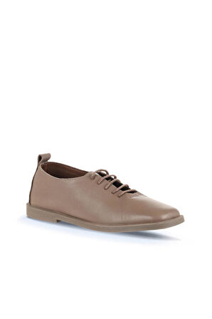 Bueno Shoes Gri Deri Kadın Günlük Ayakkabı 01wd4205