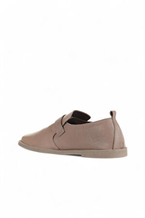 Bueno Shoes Gri Deri Kadın Klasik Ayakkabı 01wd4202