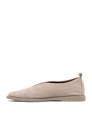 Bueno Shoes Vizon Nubuk Kadın Babet 01wd4201