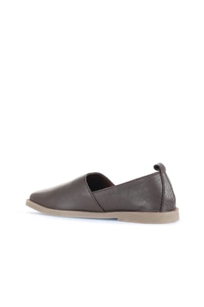 Bueno Shoes Kahverengi Deri Kadın Düz Babet 01wd4200
