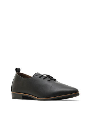 Bueno Shoes Siyah Deri Kadın Günlük Ayakkabı 01wd3706