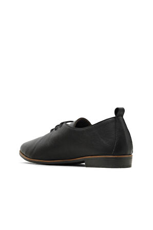 Bueno Shoes Siyah Deri Kadın Günlük Ayakkabı 01wd3706