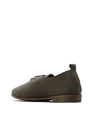 Bueno Shoes Haki Deri Kadın Günlük Ayakkabı 01wd3706