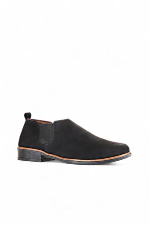 Bueno Shoes Siyah Nubuk Kadın Düz Bot 01wd3809