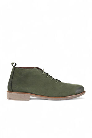 Bueno Shoes Haki Nubuk Kadın Düz Bot 01wd3805
