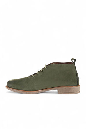 Bueno Shoes Haki Nubuk Kadın Düz Bot 01wd3805