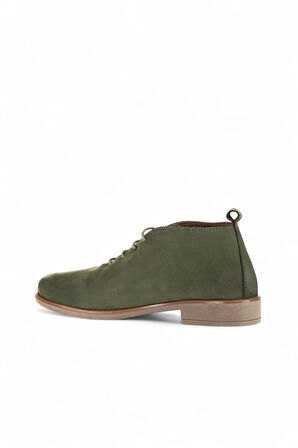 Bueno Shoes Haki Nubuk Kadın Düz Bot 01wd3805