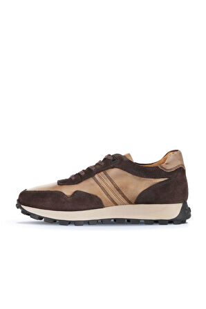 Bueno Shoes Kahverengi Süet-vizon Silver Deri Erkek Spor Ayakkabı 07ma1303e2224