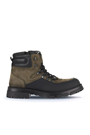 Bueno Shoes Siyah Mat-haki Dante Erkek Bot 07mb23565263