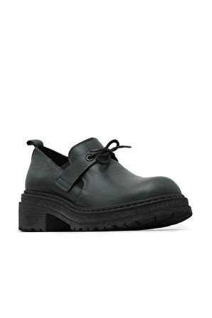 Bueno Shoes Yeşil Deri Kadın Klasik Ayakkabı 01wd2105