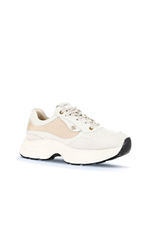 Bueno Shoes Bej Süet-deri Kadın Spor Ayakkabı 16wa8179