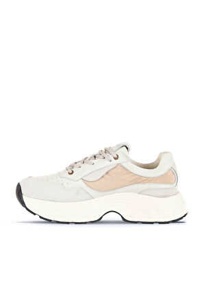 Bueno Shoes Bej Süet-deri Kadın Spor Ayakkabı 16wa8179
