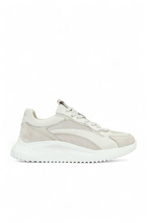 Bueno Shoes Bej Süet-deri Kadın Spor Ayakkabı 16wa8181