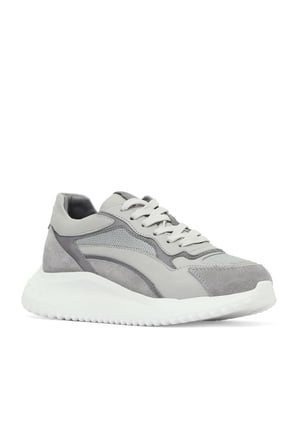 Bueno Shoes Gri Süet-deri Kadın Spor Ayakkabı 16wa8181