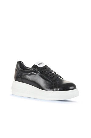 Bueno Shoes Siyah Trf Deri Kadın Spor Ayakkabı 16wa8191