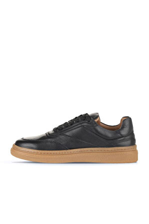 Bueno Shoes Siyah Deri Kadın Spor Ayakkabı 16wa8192
