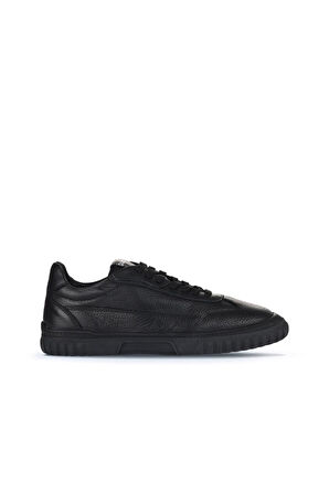 Bueno Shoes Siyah Flotter Deri Erkek Spor Ayakkabı 16ma8151