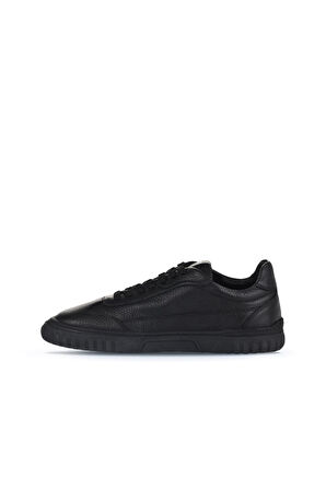 Bueno Shoes Siyah Flotter Deri Erkek Spor Ayakkabı 16ma8151