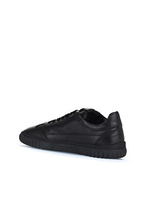 Bueno Shoes Siyah Flotter Deri Erkek Spor Ayakkabı 16ma8151