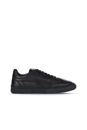 Bueno Shoes Siyah Flotter Deri Erkek Spor Ayakkabı 16ma8151