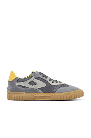 Bueno Shoes Gri Süet-paraşüt Erkek Spor Ayakkabı 16ma8158