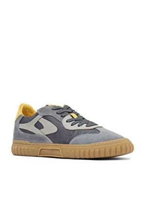 Bueno Shoes Gri Süet-paraşüt Erkek Spor Ayakkabı 16ma8158