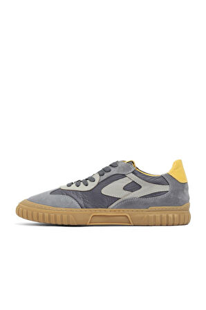 Bueno Shoes Gri Süet-paraşüt Erkek Spor Ayakkabı 16ma8158