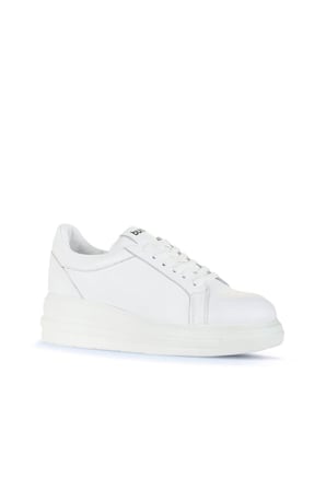 Bueno Shoes Beyaz Deri Kadın Spor Ayakkabı 16wa8191
